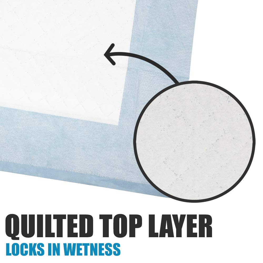 BV Puppy Pads Leak-Proof 100 Count 22"x 22" | Pee Pads for Dogs Quick Absorb 6-Layer- Dog Pee Pads- Dog Pads 100 Pack- Potty Pads for Dogs- Puppy Pee Pads, Pee Pad Training Pads for Dogs, Pet Pee Pads