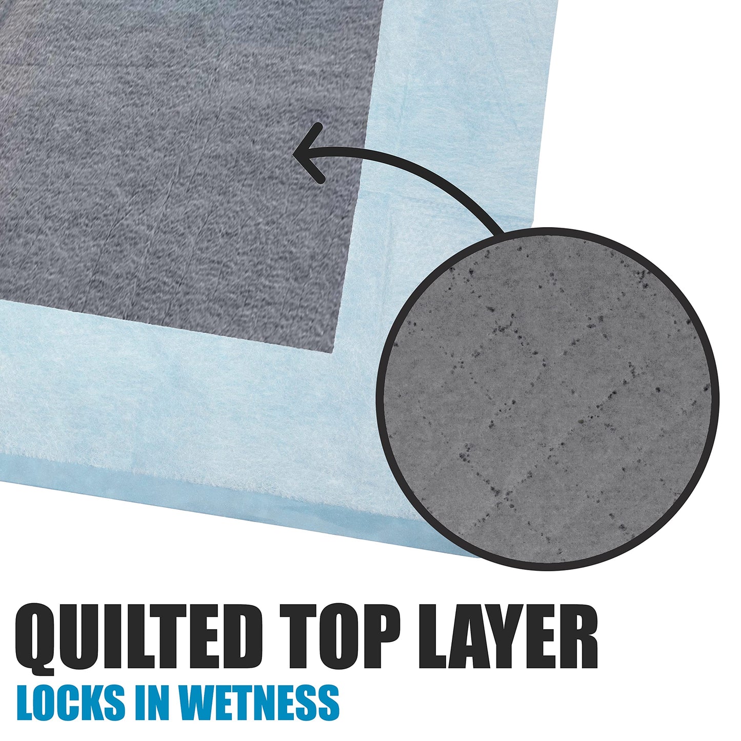 BV Puppy Pads Leak-Proof 100 Count 22"x 22" | Pee Pads for Dogs Quick Absorb 6-Layer- Dog Pee Pads- Dog Pads 100 Pack- Potty Pads for Dogs- Puppy Pee Pads, Pee Pad Training Pads for Dogs, Pet Pee Pads
